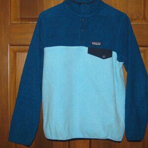 Patagonia Synchilla Snap-T aqua fleece pullover